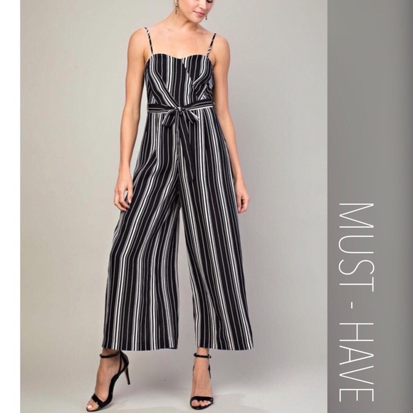 striped jumpsuit - Picture 3 of 3